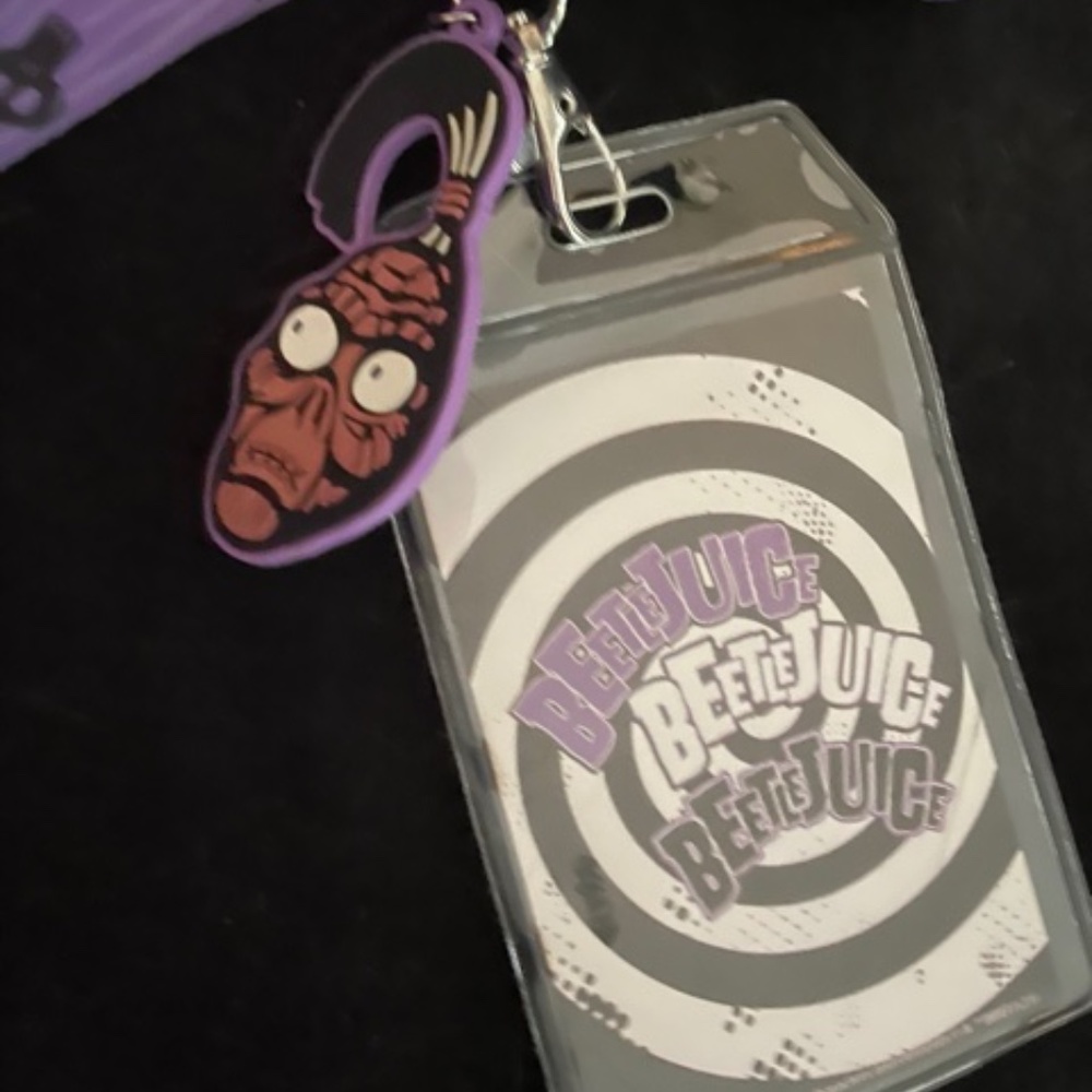 NWT Beetlejuice Lanyard